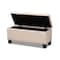 Baxton Studio Fera Beige Upholstered Storage Ottoman 154-9273 - alternate 8